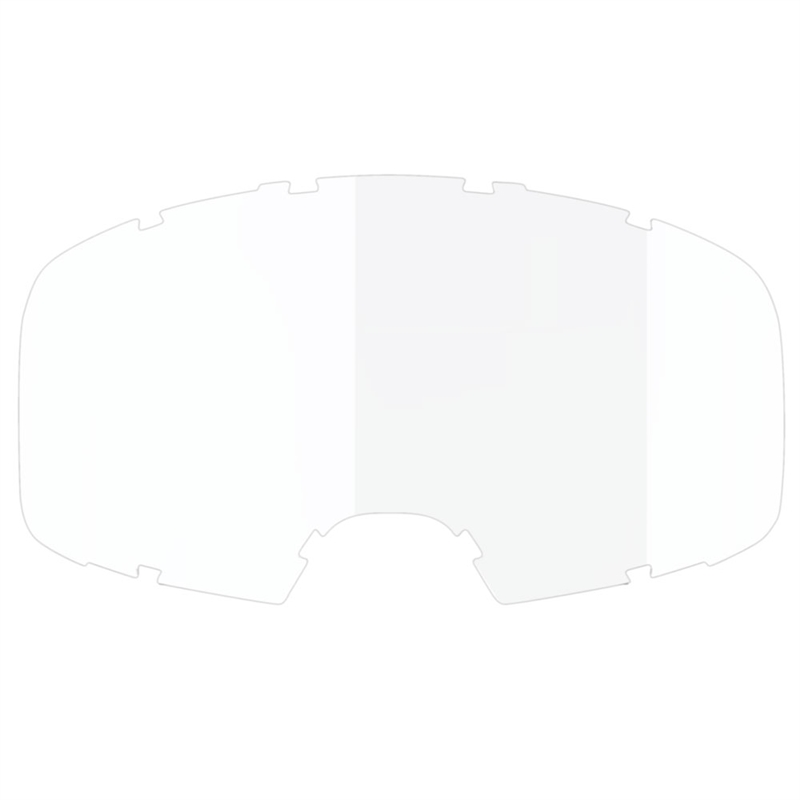 IXS Injected Single Mirror Lens Clear Low Profile