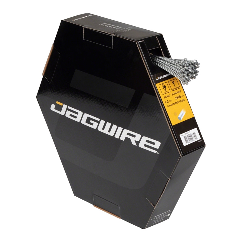 Jagwire Basics Derailleur Cables Galvanized 1.2x2300mm SRAM/Shimano Box of 100