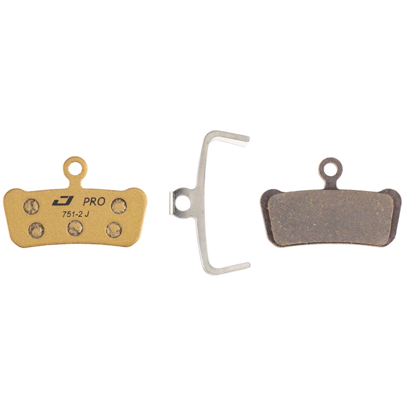 Jagwire Mountain Pro Alloy Backed Semi-Metallic Disc Brake Pads for SRAM Guide RSC, RS, R, Avid Trail