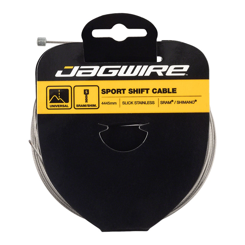 Jagwire Sport Derailleur Cable Slick Stainless 1.1 x 4445mm Tandem Length