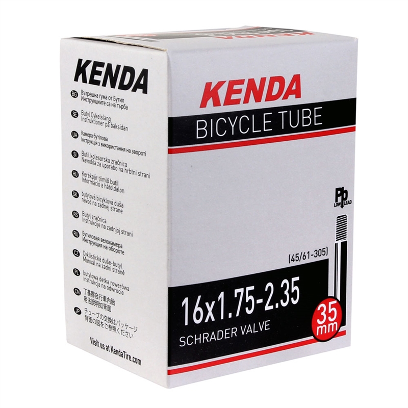 Kenda 16 x 1.75-2.35" Schrader Valve Tube