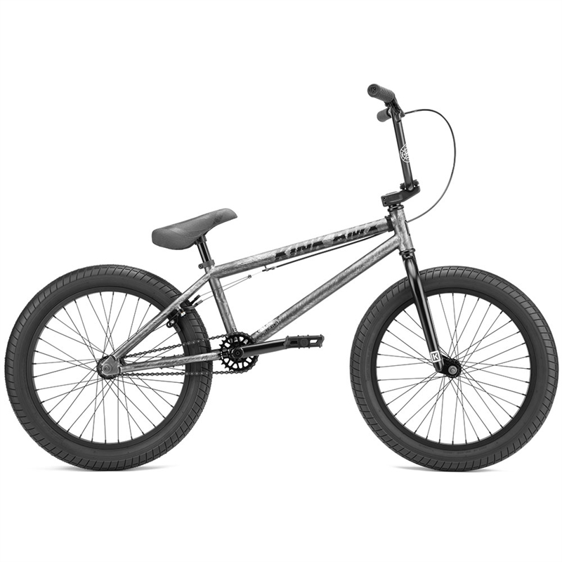 Kink Curb 20" BMX Bike Matte Brushed Silver