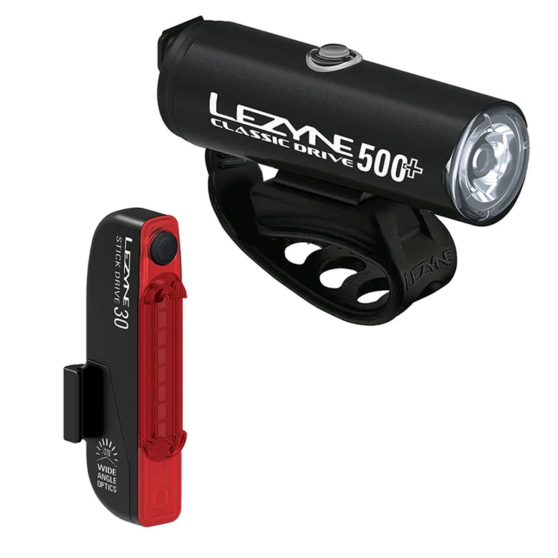 Lezyne Classic Drive 500+ Stick Drive Pair