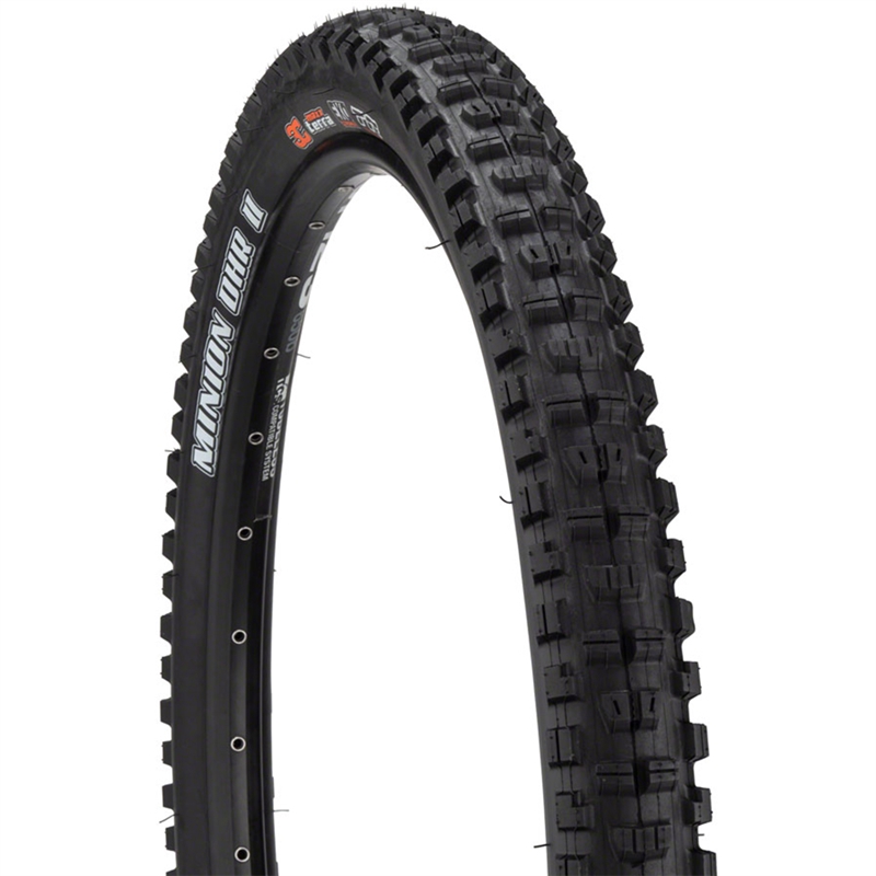 Maxxis Minion DHR II Tire: 27.5 x 2.40" Folding 60tpi 3C EXO TR WT