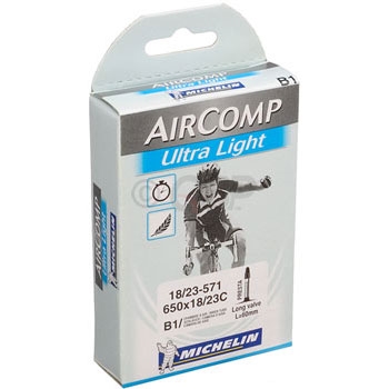 Michelin AirComp Ultra Light Tube 650x18-23 60mm Presta Valve