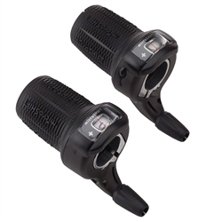 microSHIFT DS85 Twist Shifter Set 7-Speed Shimano Compatible