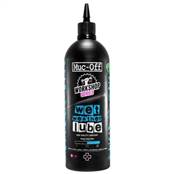 Muc-Off Bio Wet Bike Chain Lube 1L Bulk