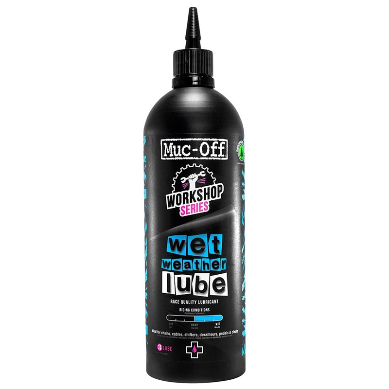 Muc-Off Bio Wet Bike Chain Lube 1L Bulk