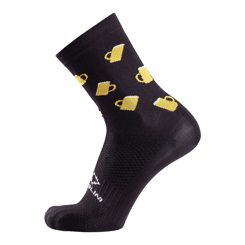 Nalini Funny Socks Black/Beer