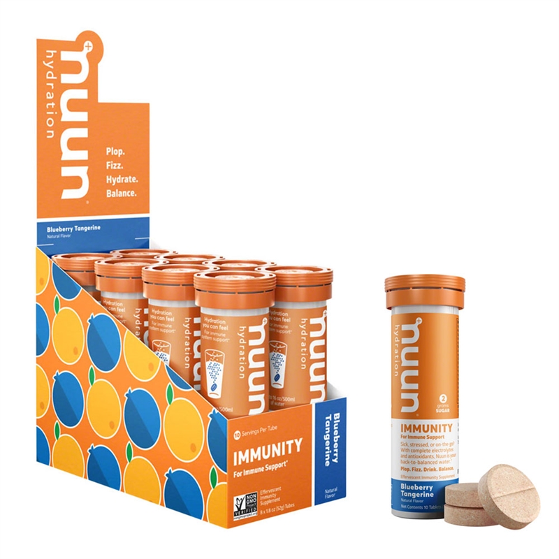 Nuun Immunity Hydration Tablets Box of 8 Tubes