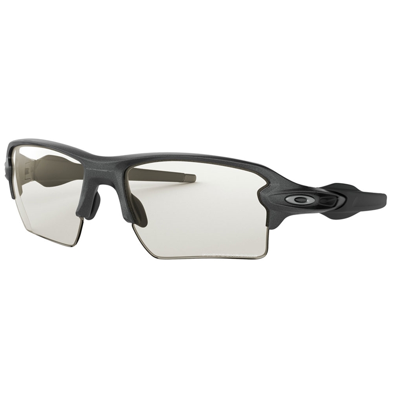 Oakley Flak 2.0 XL Steel/Clear Black Iridium Photochromic Lens