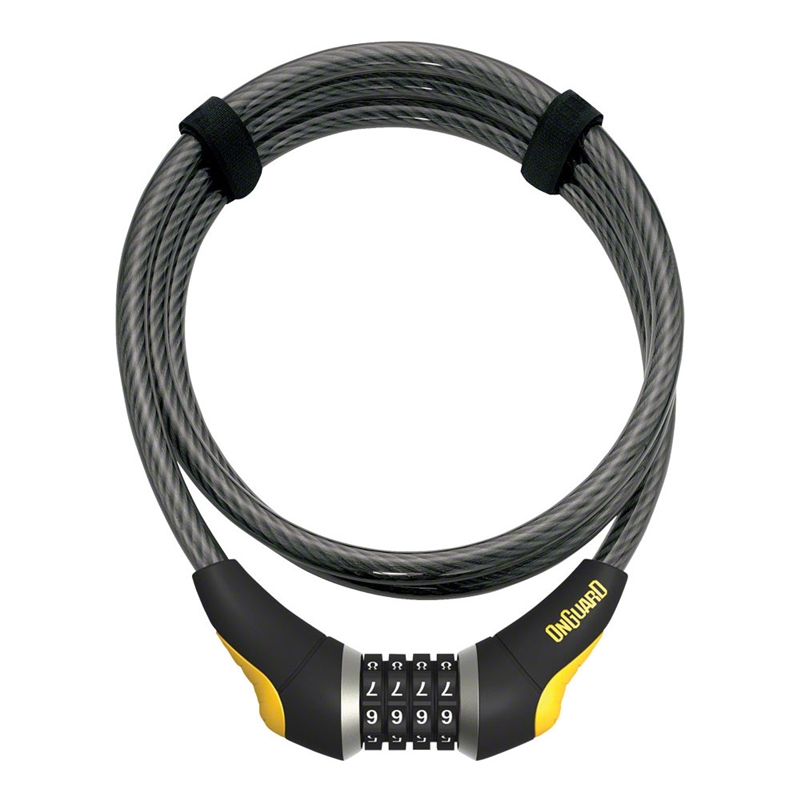 OnGuard Akita Resettable Combo Cable Lock 6' x 10mm