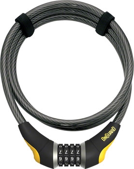 OnGuard Akita Resettable Combo Cable Lock 6' x 12mm