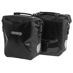 Ortlieb Front-Roller City Front Pannier: Pair~ Black