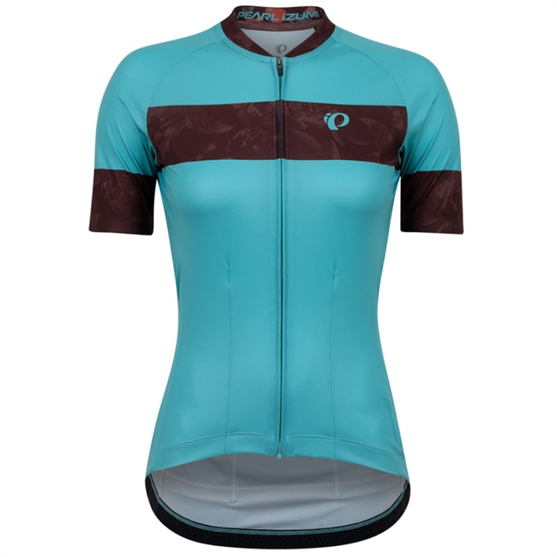 Pearl Izumi Women's Attack Jersey Mystic Blue/Cacao Floral