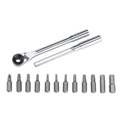 Prestacycle T-Handle Ratchet Deluxe 3-Way Ratchet Set