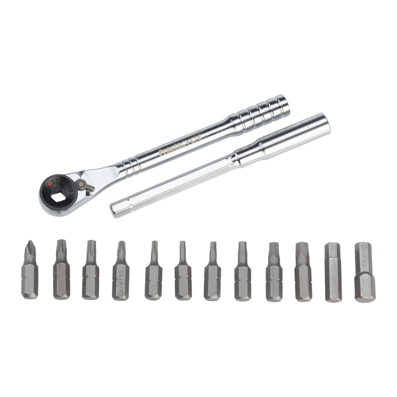 Prestacycle T-Handle Ratchet Deluxe 3-Way Ratchet Set