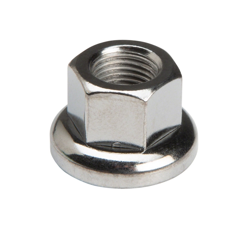 Problem Solvers 3/8x26tpi Rear Outer Axle Nut with Rotating Washer. Sold Each