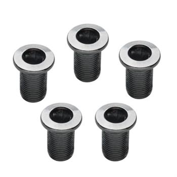 Problem Solvers 12.5mm Inner Chainring Bolts Silver Chromoly Set of 5