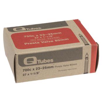 Q-Tubes 700c x 23-25mm 80mm Presta Valve Tube