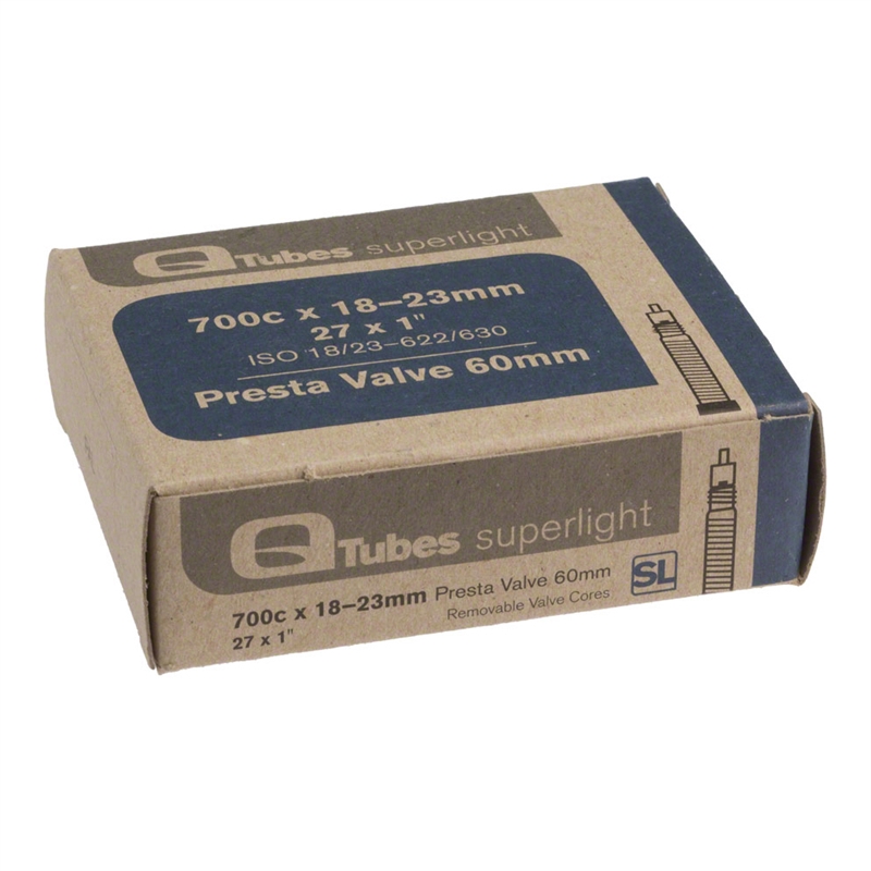 Q-Tubes 700c x 18-23mm 80mm Presta Valve Tube