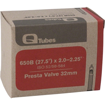 Q Tubes 27.5 2.0 to 2.25 32mm Presta Valve Tube