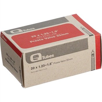 Q-Tubes 20" x 1.25-1.5" 32mm Presta Valve Tube