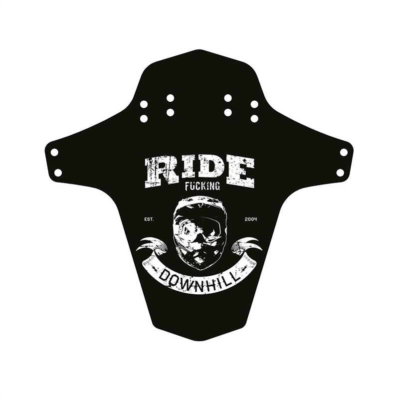 Reverse Mudfender Ride F-Ing Downhill Black/White