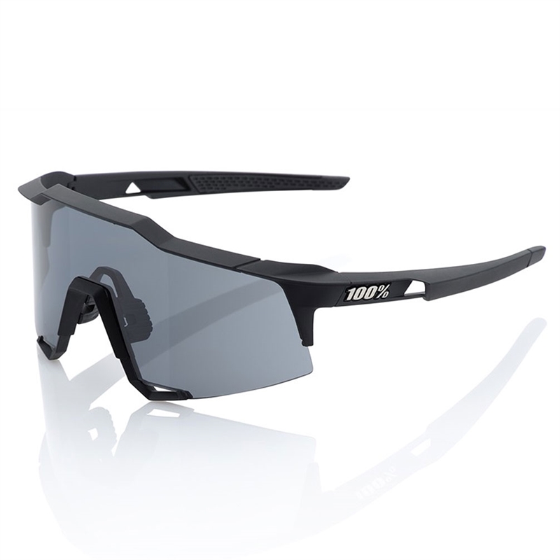 100% Speedcraft Soft Tact Black/Smoke Lens