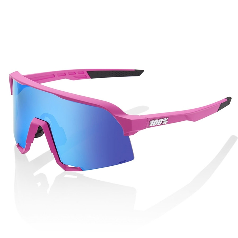 100% S3 Matte Pink/HiPER Blue Multilayer Mirror Lens