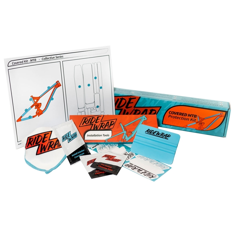 RideWrap Covered Protection Dual Suspension MTB Frame Kit