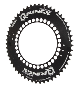 Rotor Q-Rings chainring, Campy-type 135 53t(A) black