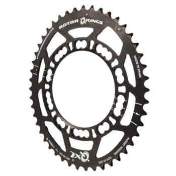 Rotor QXL chainring, compact 110 53t(A) black