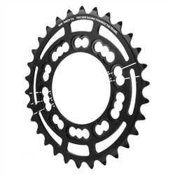 Rotor Q-Rings chainring, triple 74 30t black