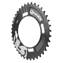 Rotor QX2 chainring, 104 40t black