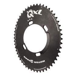 Rotor QXL chainring, 9000/6800 4-arm 110 black 52-54t