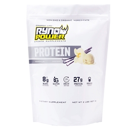 Ryno Power Vanilla Protein Powder 2lb 20 Servings