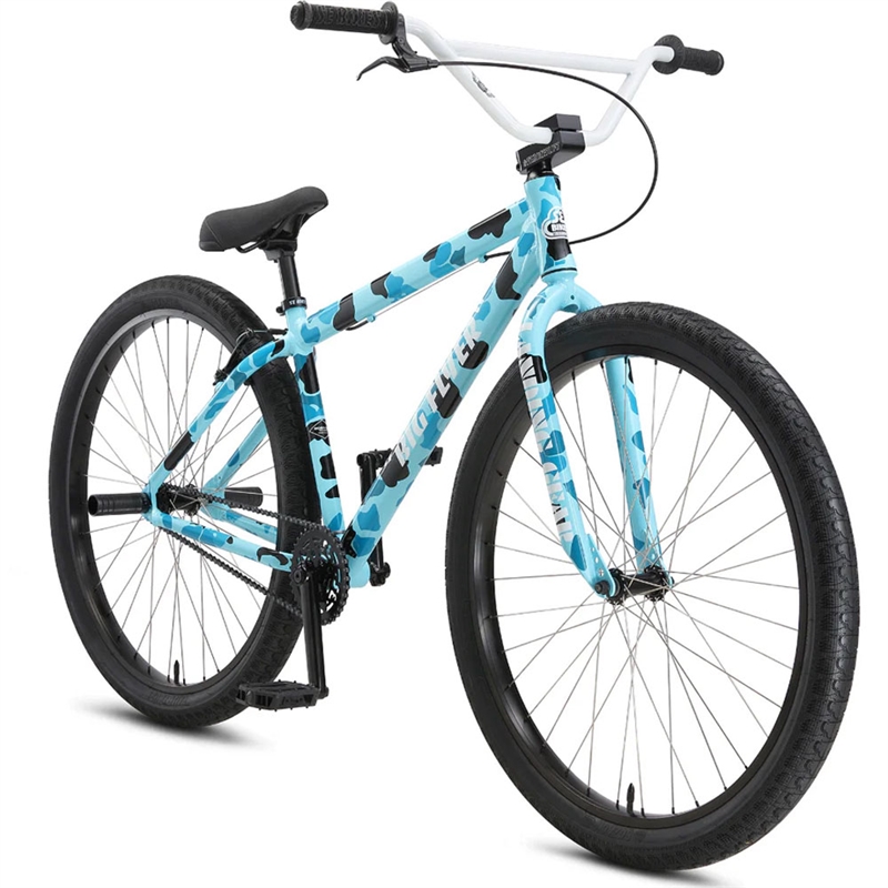 SE Bikes Big Flyer 29" BMX Bike Light Blue Camo