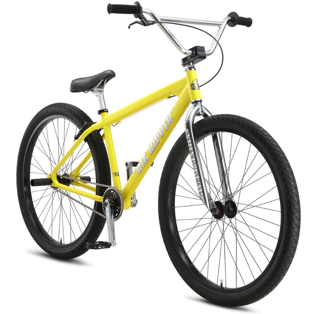 SE Bikes Big Ripper 29 BMX Bike Yellow Sparkle