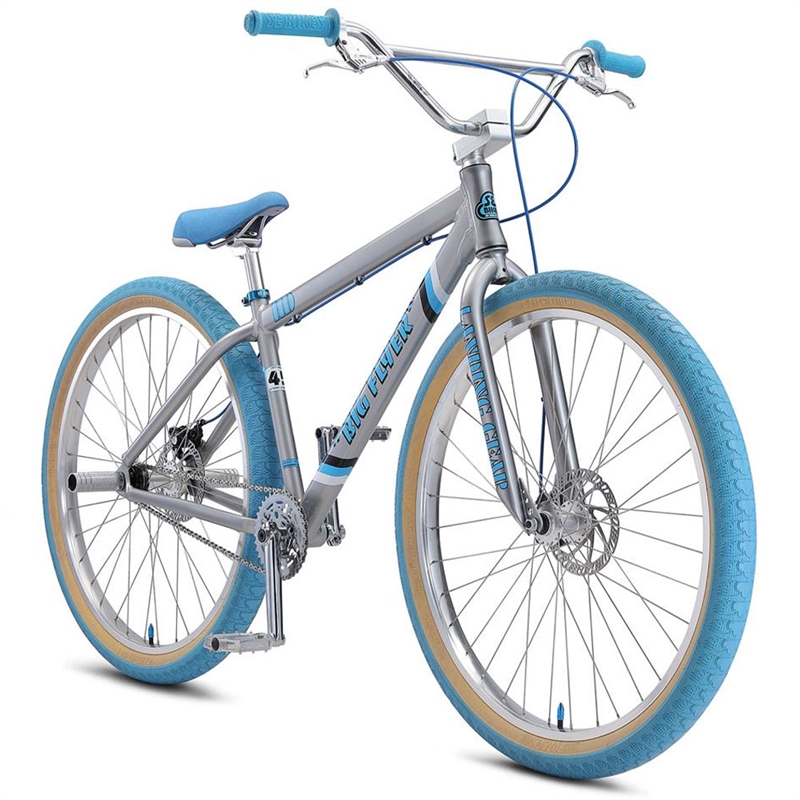 SE Bikes Big Flyer HD 29" BMX Bike High Def Silver