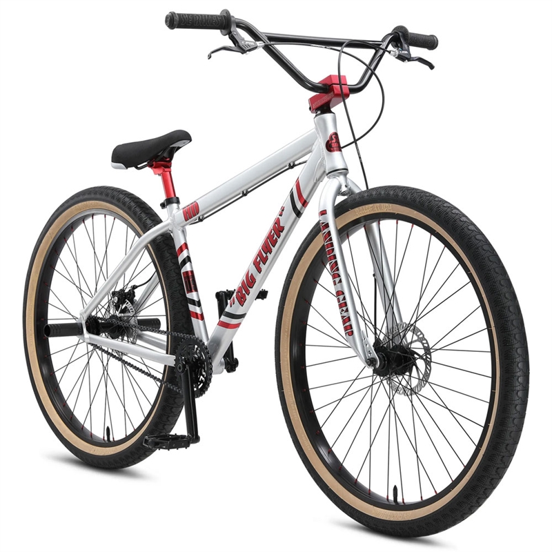 SE Bikes Big Flyer HD 29" BMX Bike Big Silver