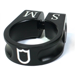 S&M Bikes XLT Seat Clamp Black 28.6mm I.D. for 25.4mm Seatpost