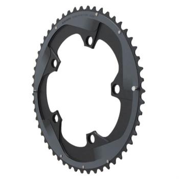 SRAM XG 2x11 alloy chainring, 130BCD x 53t (black)