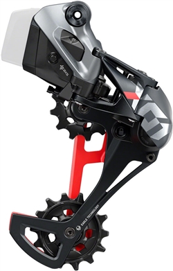SRAM X01 Eagle AXS Rear Derailleur - 12-Speed, Long Cage, 52t Max, Battery Sold Separate, Black/Red