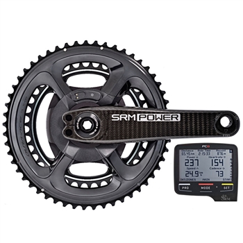 SRM Origin Powermeter Shimano 9100 Chainrings + PC8