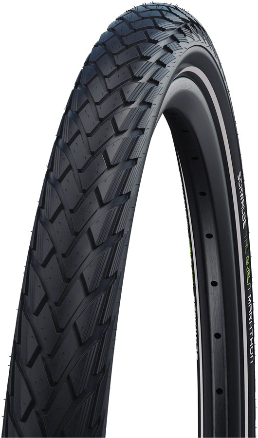 Schwalbe Green Marathon 700c Tire, Clincher, Wire, Black/Reflective, Performance Line, GreenGuard, TwinSkin, Addix