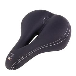 Serfas EG-8000EL E-GEL Cruiser Saddle Elastomer Rear Suspension w/ Cutout & Lycra Cover