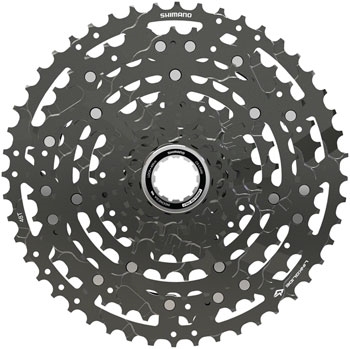 Shimano CUES CS-LG400-10 Cassette - 10-Speed 11-48t LINKGLIDE Black