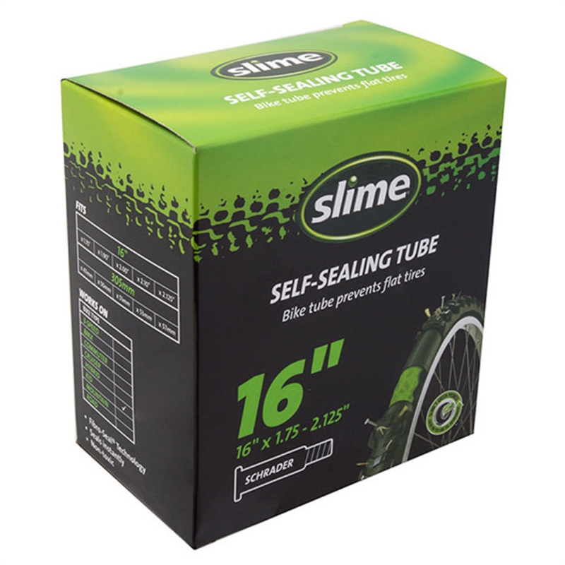 Slime 16'' x 1.75-2.125'' Self Sealing Schrader Valve Tube