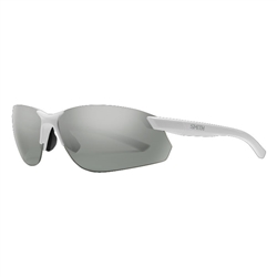 Smith Optics Parallel Max 2 Matte White/Polarized Platinum Mirror